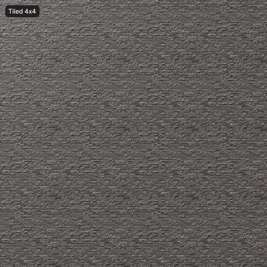 Rough Wirecut Running Bond Brick Wall Texture, Gray