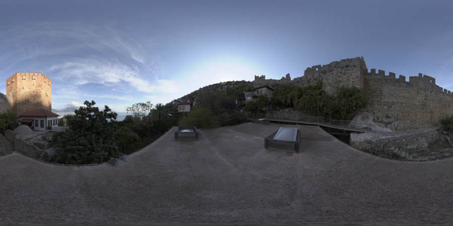 Clear Day Old Fort Outdoor Sky HDRI