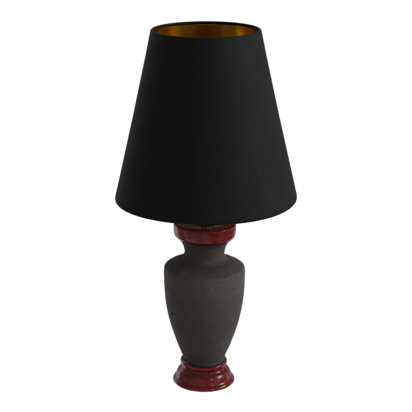 Eno Ceramic Arrius lampenkap model, zwart