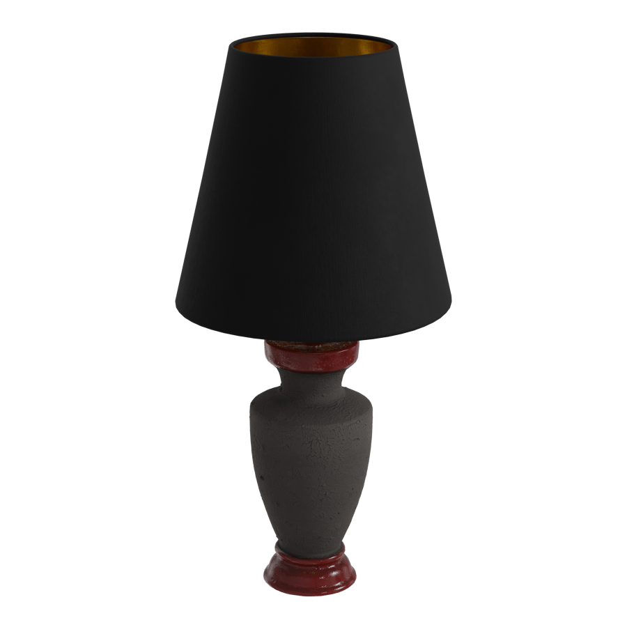 Eno Ceramic Arrius Shade Lamp Model, Black