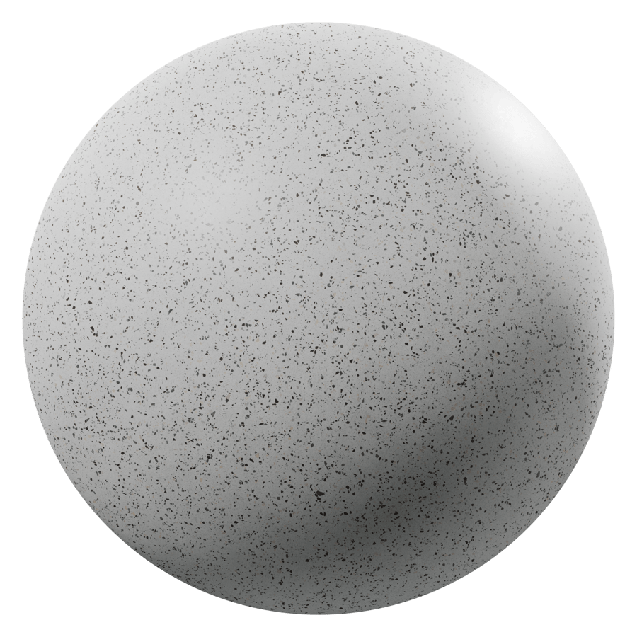 Speckled Matte Slab Standard Terrazzo Texture, Grey