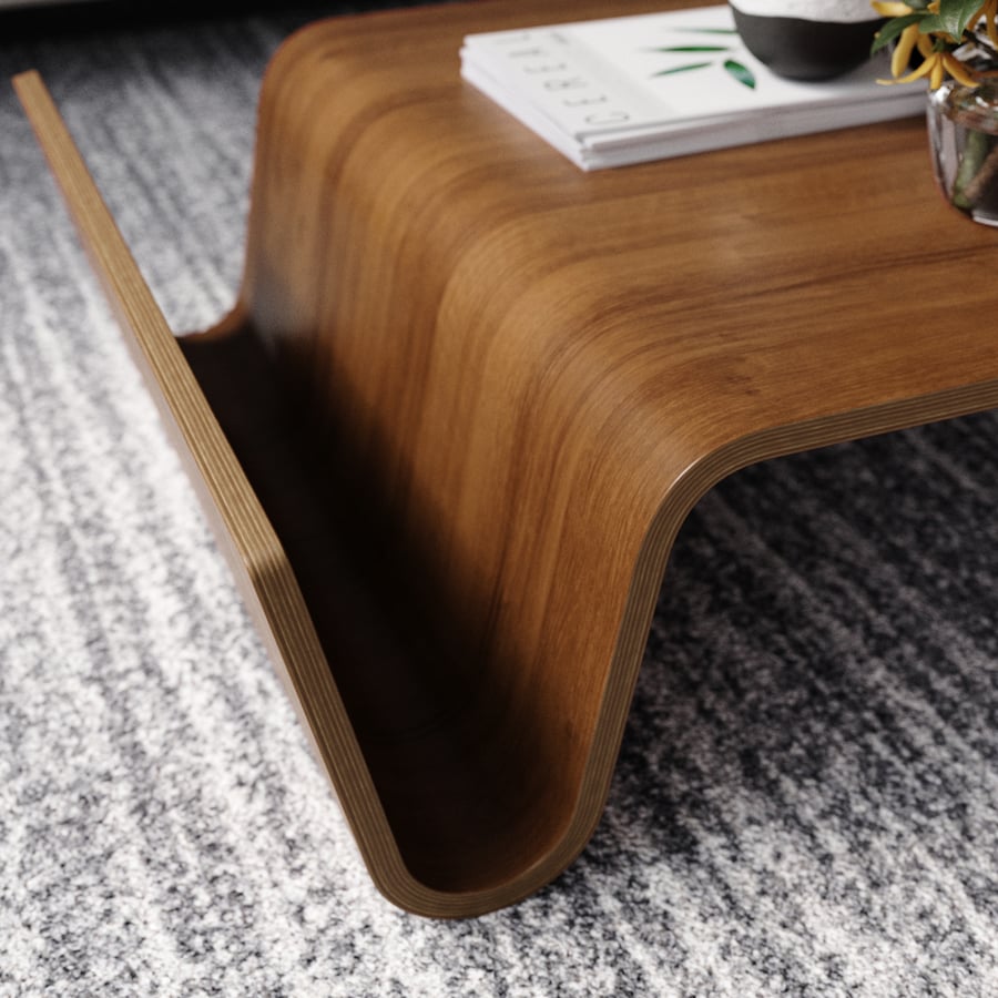 Timber Replica Ceets Bent Coffee Table Model