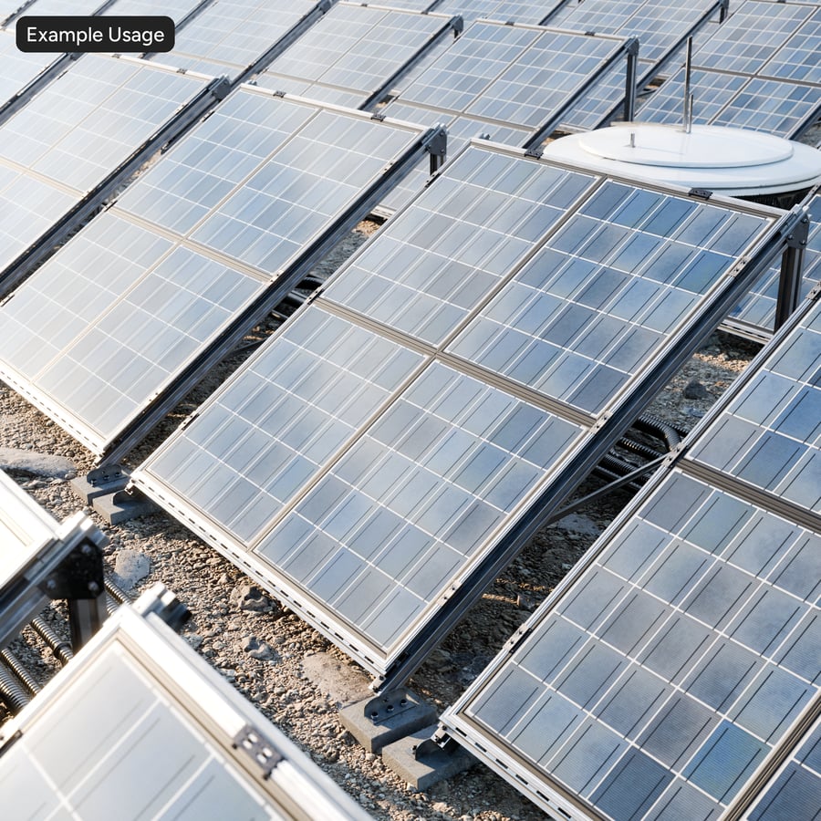 Painéis solares policristalinos tipo C com moldura limpa Textura