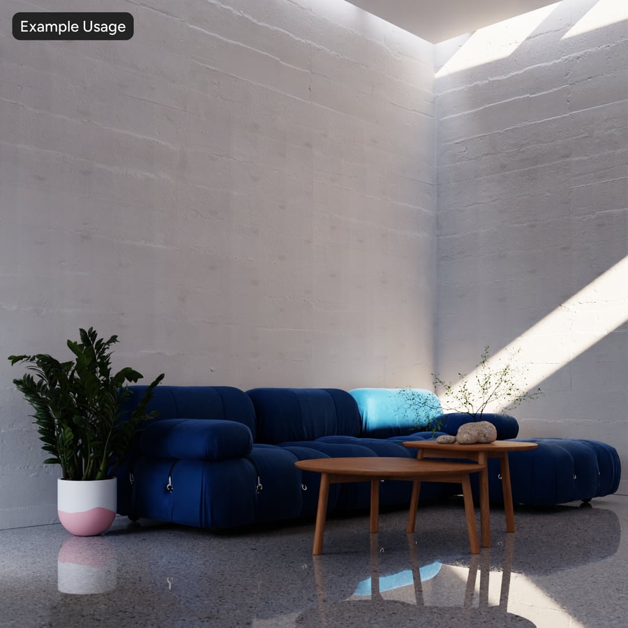 Painted Board Form Concrete Wall Texture, White
