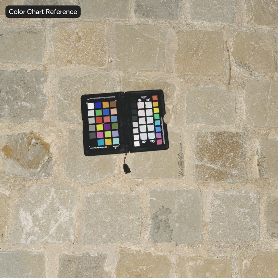 Jagged Cobblestone Texture, Yellow