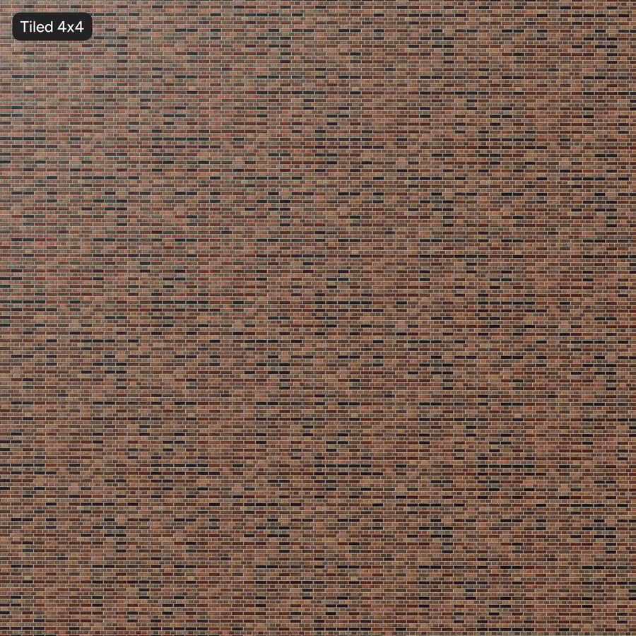 Heritage English Bond Brick Wall Texture, Multicolored