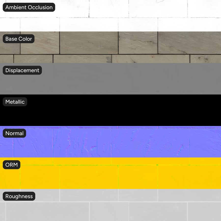 Limestone Honed Block Wall Texture, Bone White