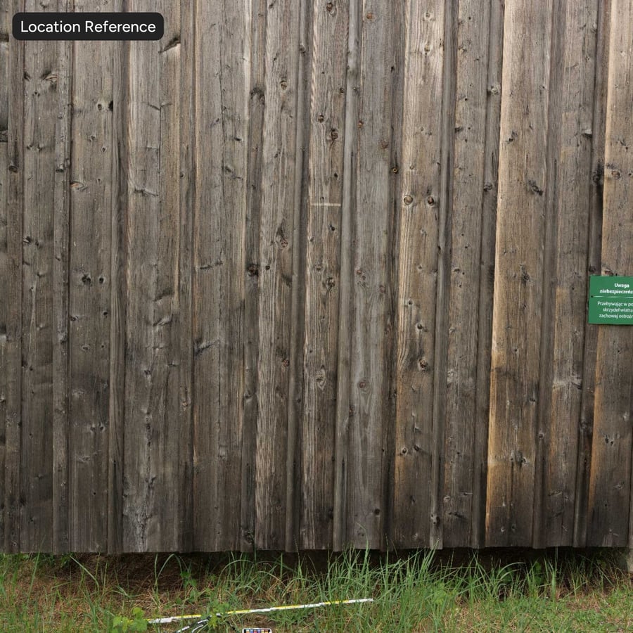 Aged Fluted Wood Siding Wall Texture, Grey