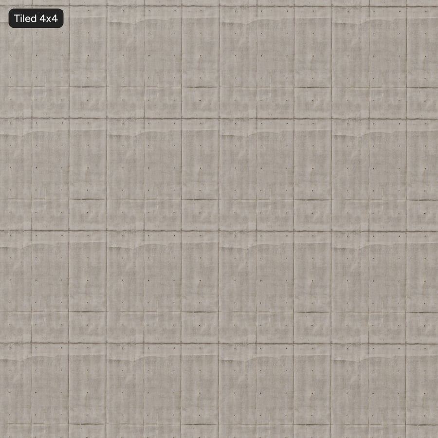 Panel with Tie Hole Concrete Wall Texture