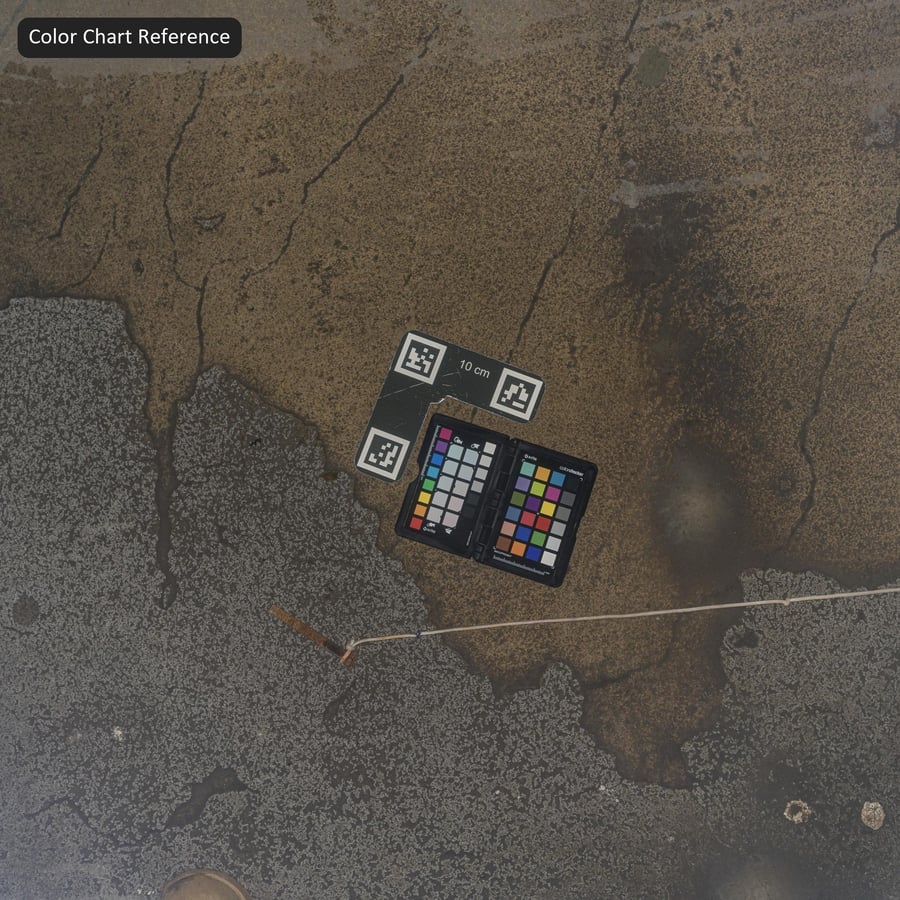 Hiệu ứng bề mặt sàn bê tông nứt