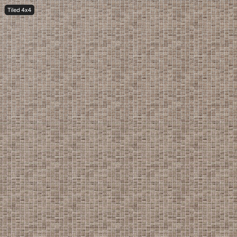 Splitface Stack Bond Brick Wall Texture, Tan
