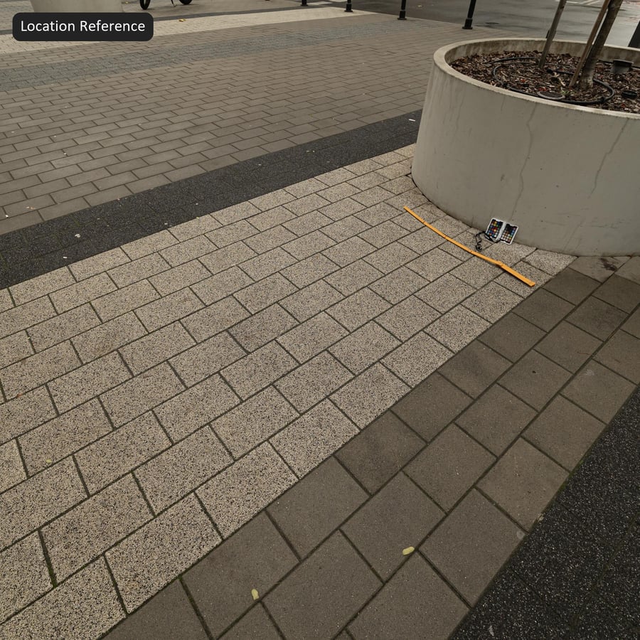 Dirty Stone Paver Texture, Black and Gray