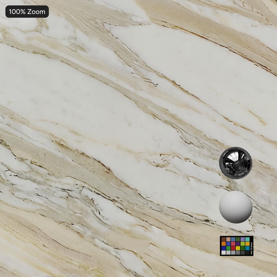 Calacatta Gold Marble Polished Stone Texture, White