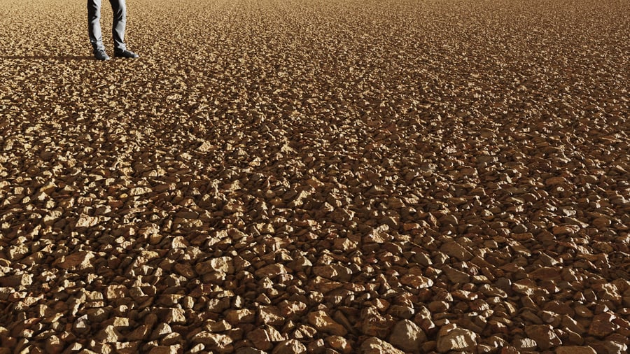 Textura de rochas irregulares compactadas, Sienna