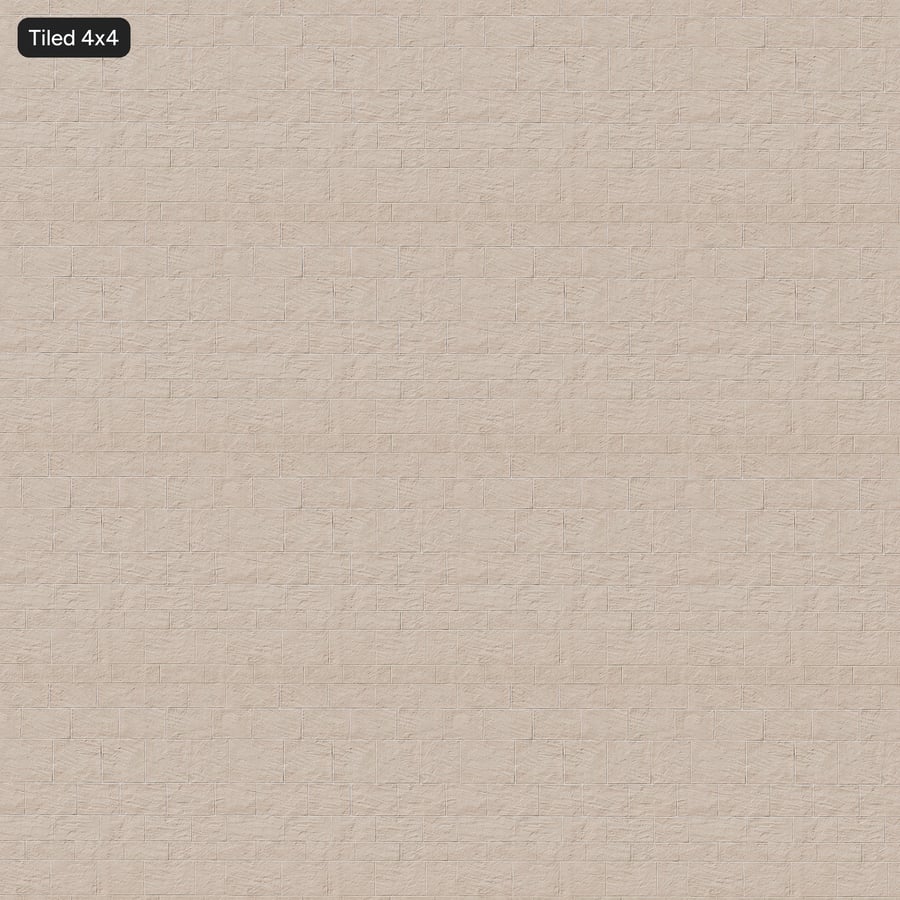 Rectangular Staggered Ceramic Wall Tile Texture, Beige