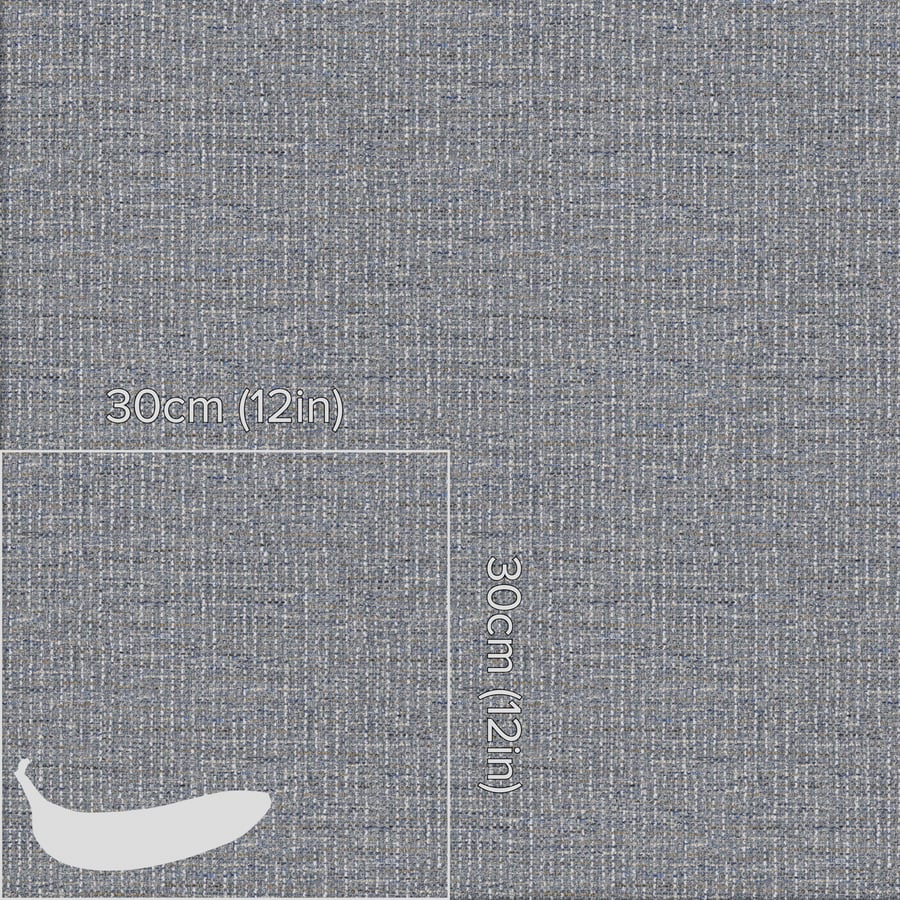 Milford Dusk Linen Fabric Texture, Grey