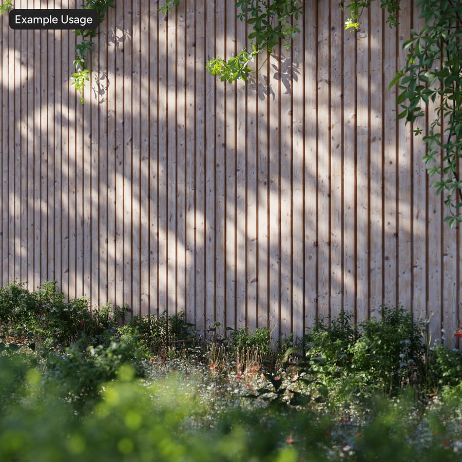 Raw Vertical Wood Board Wall Texture