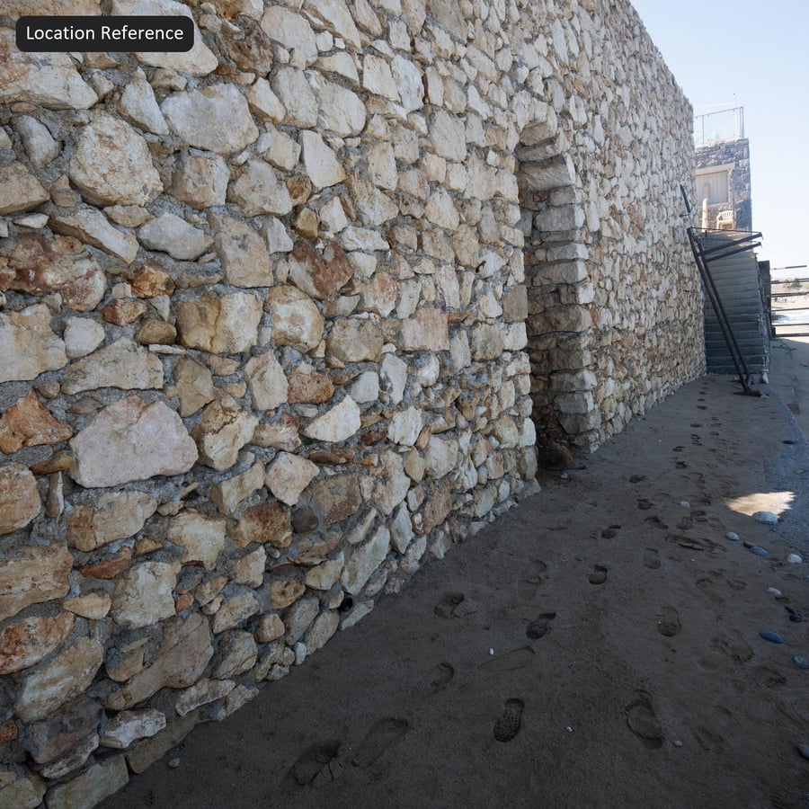 Weathered Rubble Stone Wall Texture