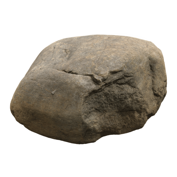 Benekli Pürüzsüz Büyük Kaya Boulder Modeli, Kırmızı