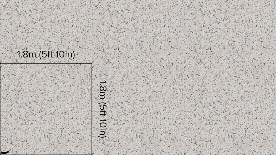 Textura de azulejo quadrado em terrazzo mate, marfim