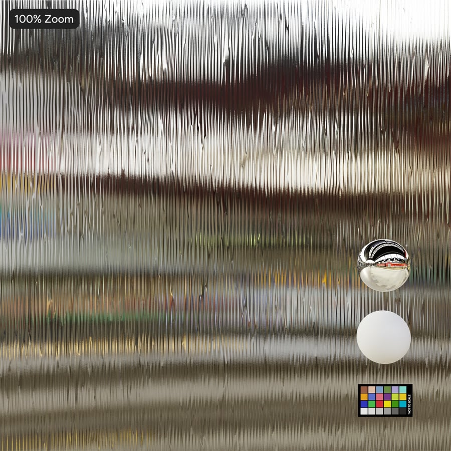 Clear Decorative Grain Patterned Glass Texture
