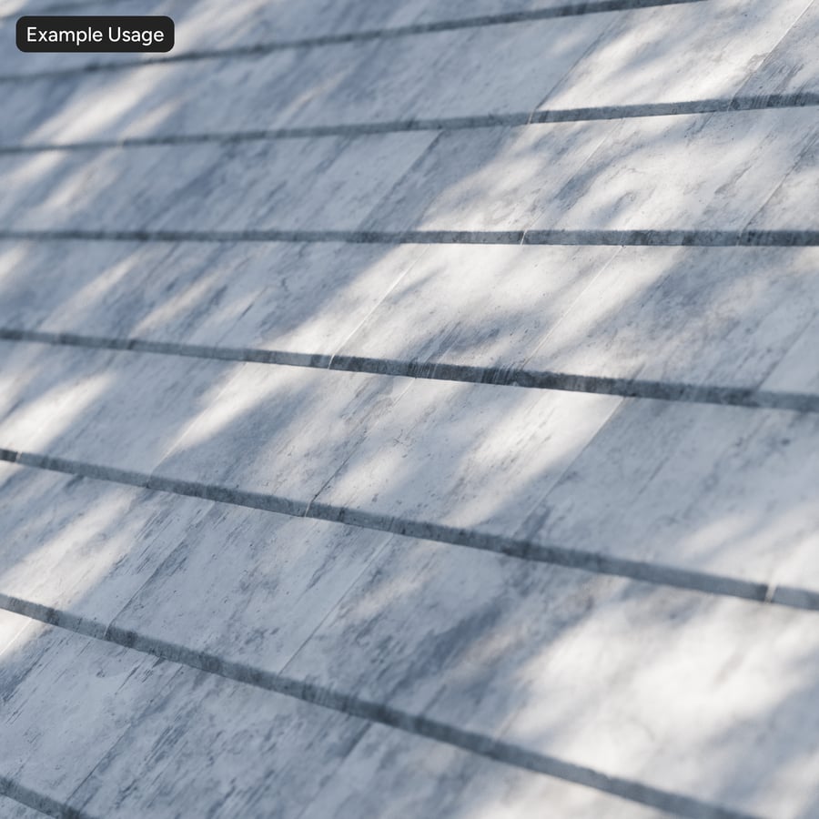 Ceramic Roof Tiles Texture, Grey