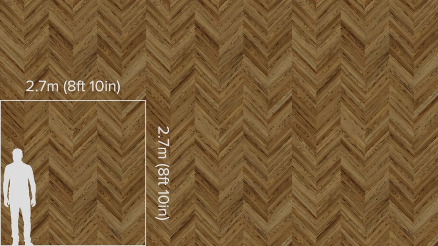 Textura de tábuas de carvalho Chevron, bege fumado