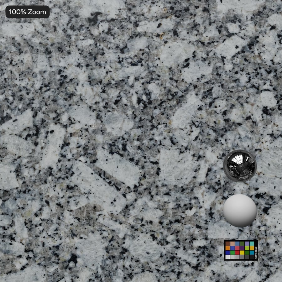 Texture de dalle de granit poli, blanc et gris