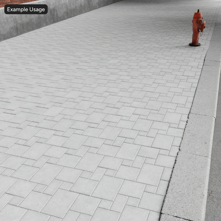 Modular Paver Texture, Grey