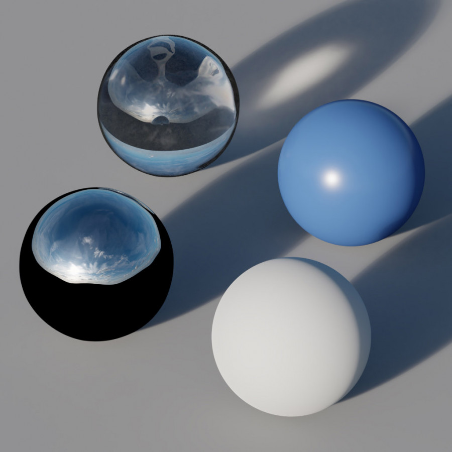 Dia ligeiramente nublado, céu ao ar livre HDRI
