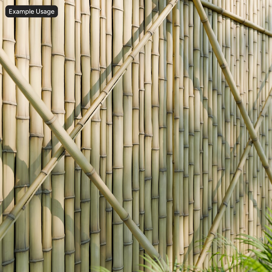 Textura de parede de bambu seco