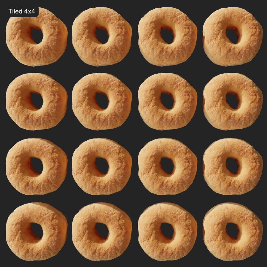 Modèle de beignet ordinaire