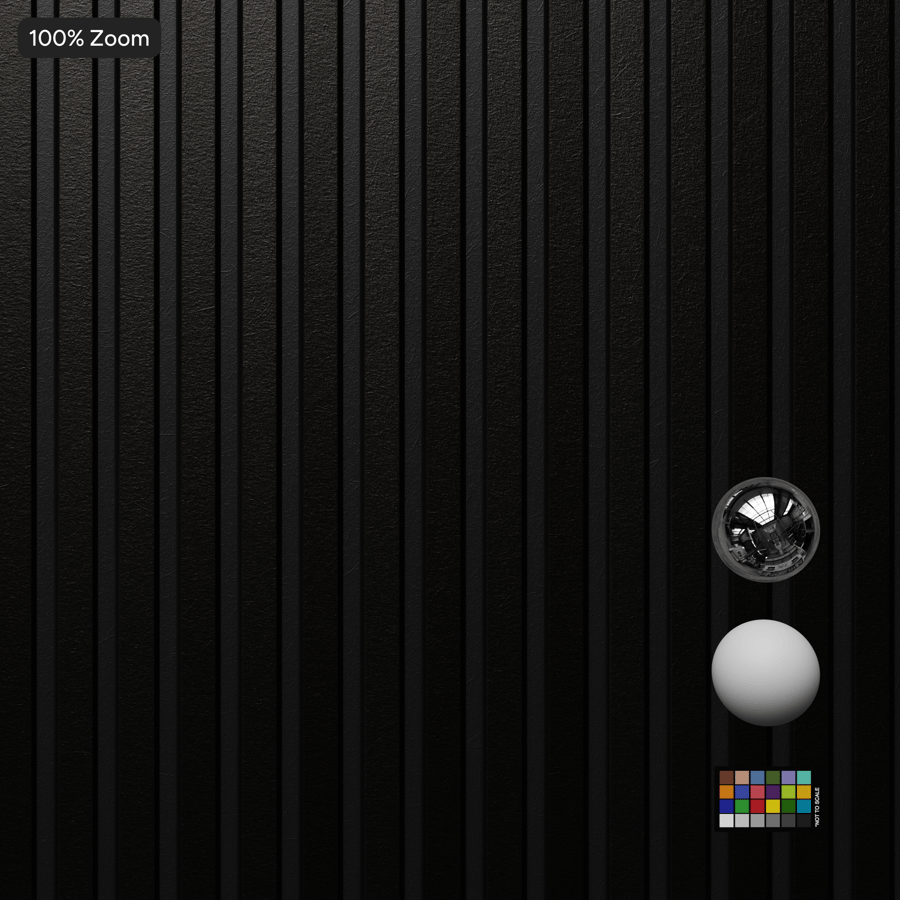 Textura de panel de listones de chapa, negro