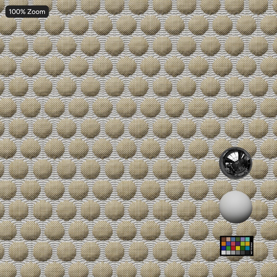 Textura de tecido para estofamento com padrão de bolha, bege
