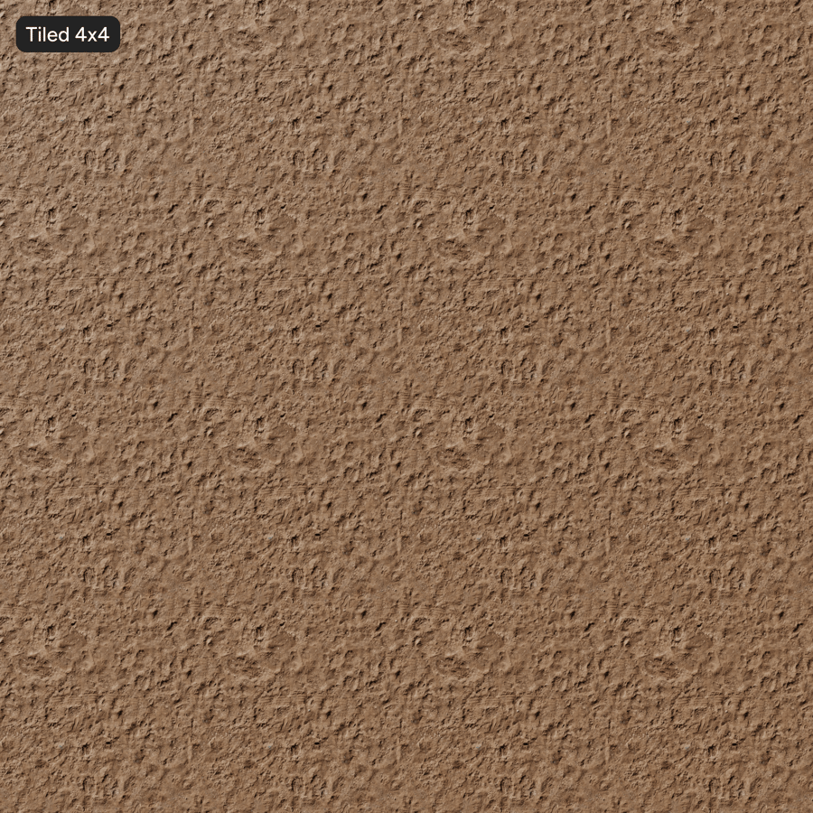 Fußabdrücke und Reifenspuren auf zerklüfteter Erdweg-Textur