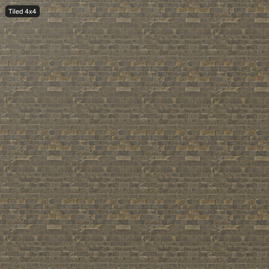 Textura de parede de bloco de pedra corrente empoeirada danificada