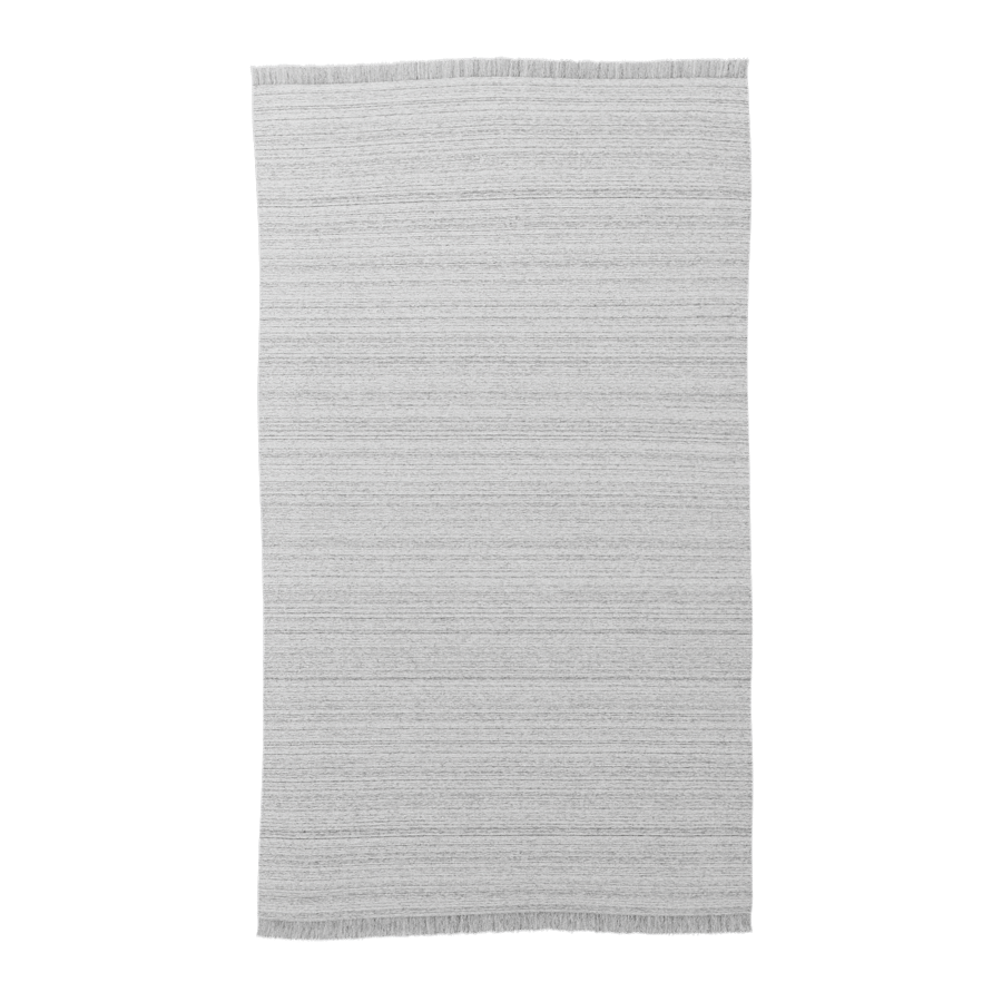 Lined Designer Rug Model, Ash Grey