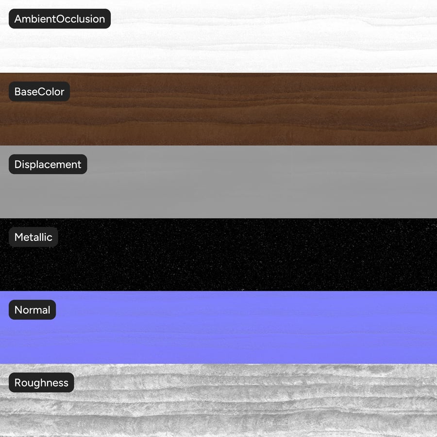 Rammed Earth Texture, Brown
