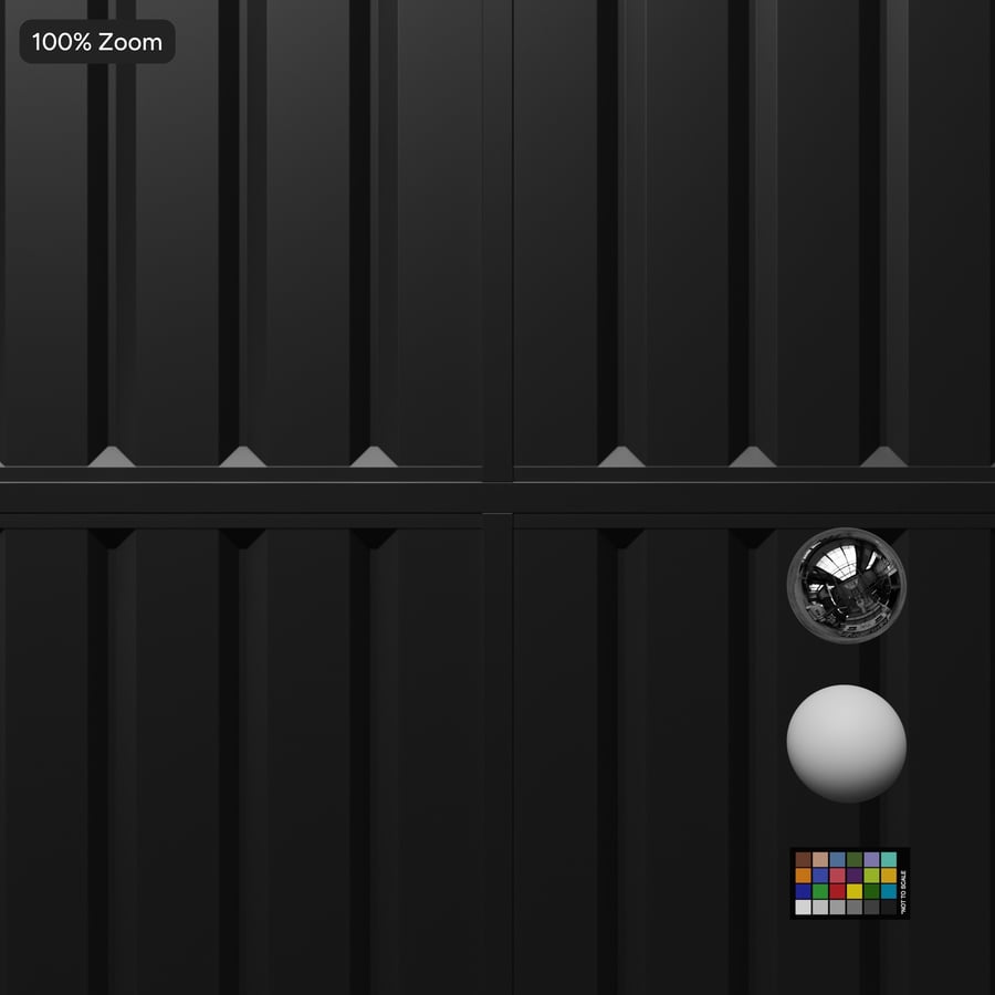 Piastrella per controsoffitto a pannelli, nera