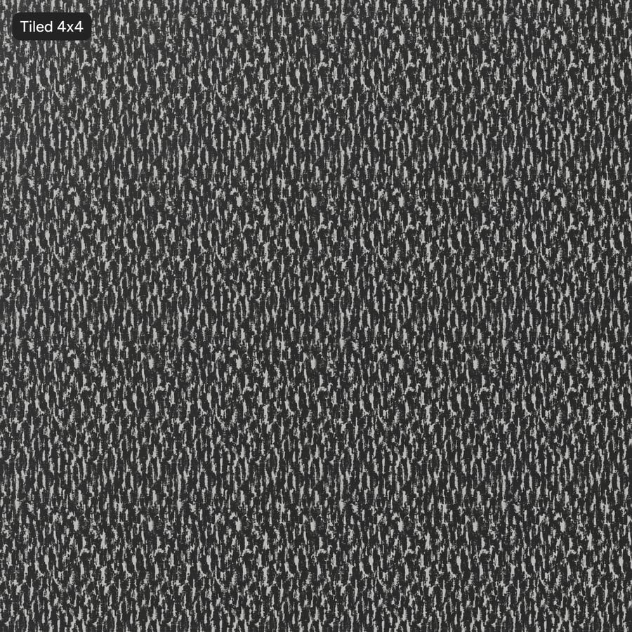 Ikat Upholstery Fabric Texture, Charcoal and Cream