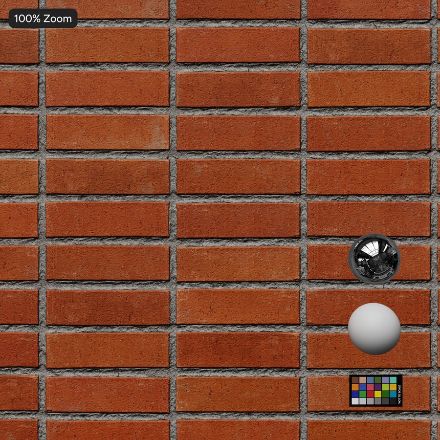 Dragfaced Stack Bond Clay Brick Wall Texture