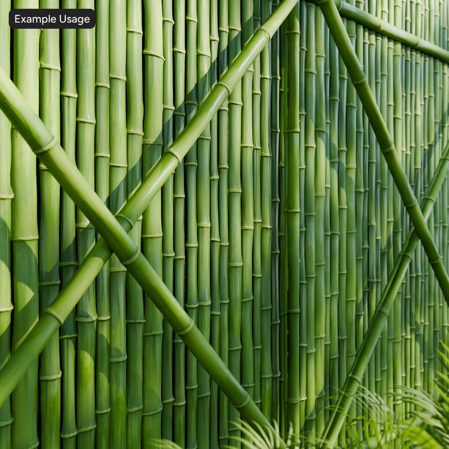 Bamboo Wall Texture, Fresh Green