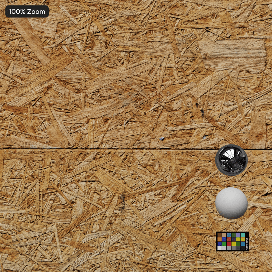 OSB Wood Panel Texture