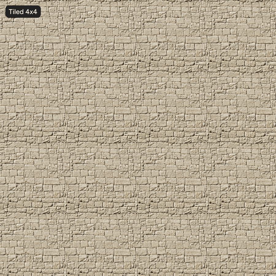 Textura de bloco de calcário talhado grosseiramente, creme
