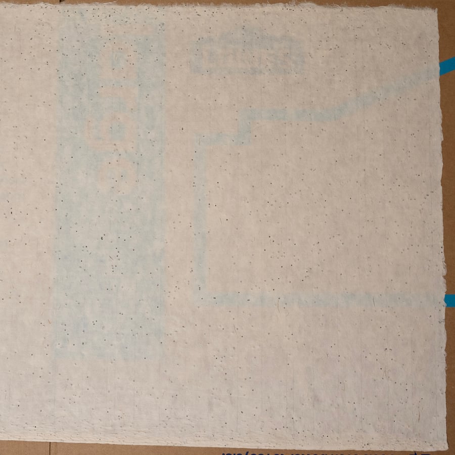 Bhútánský zvukový papír Textura