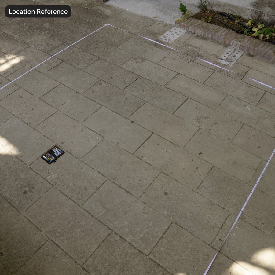 Textura de paver de calcário sujo