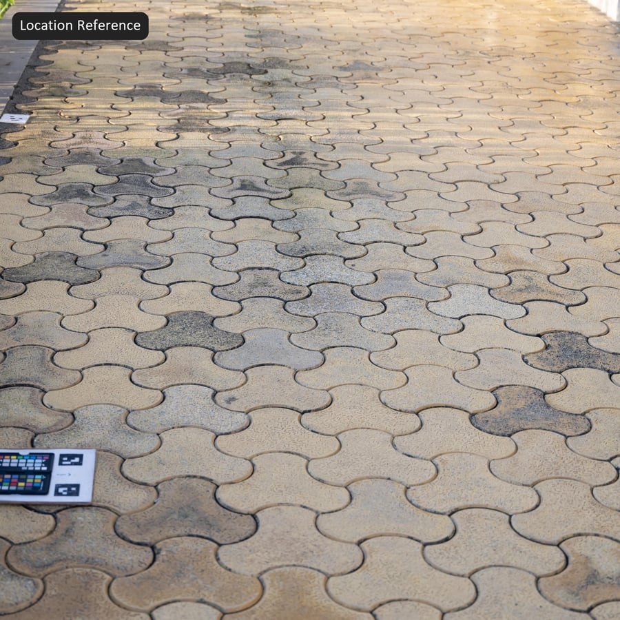Dirty Milano Paver Texture, Yellow