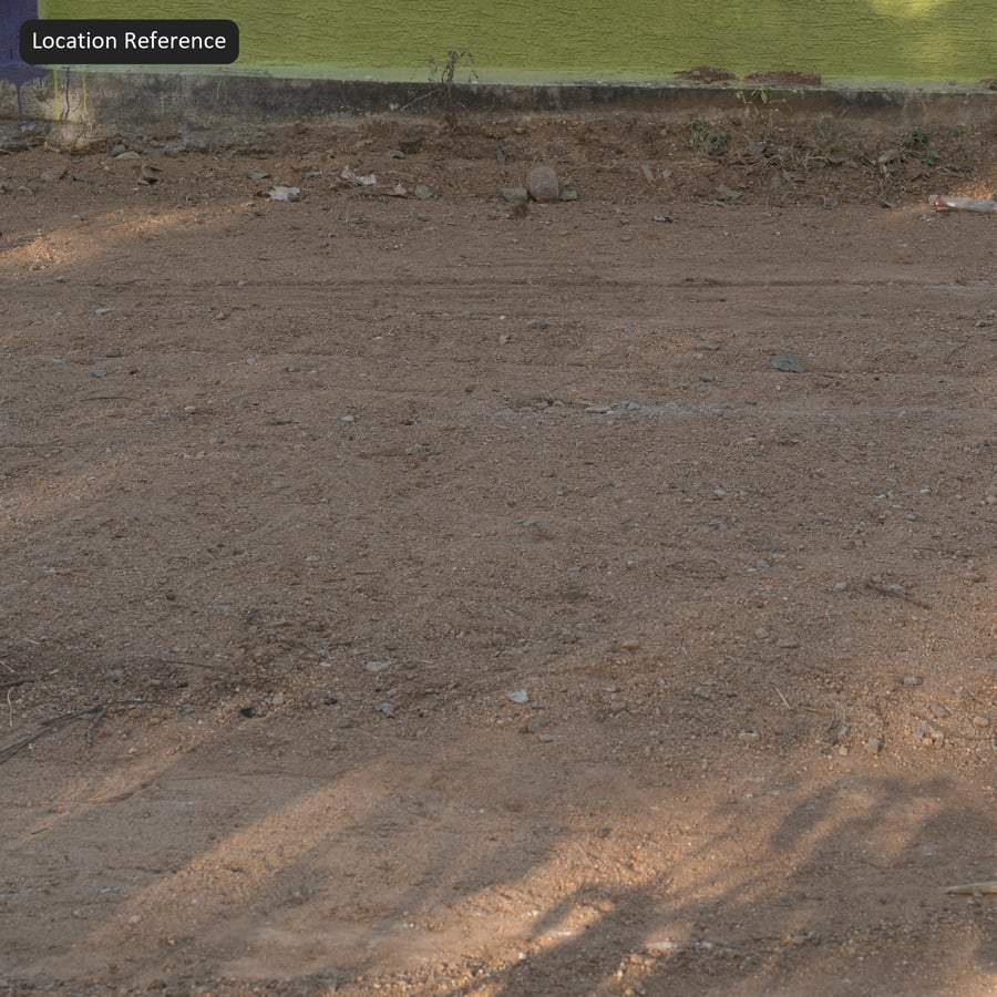 Coarse Gravel and Dirt Road Texture