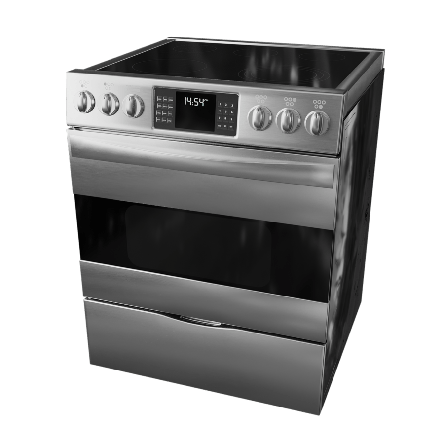 Stainless Steel Electric Oven & Stove Model
