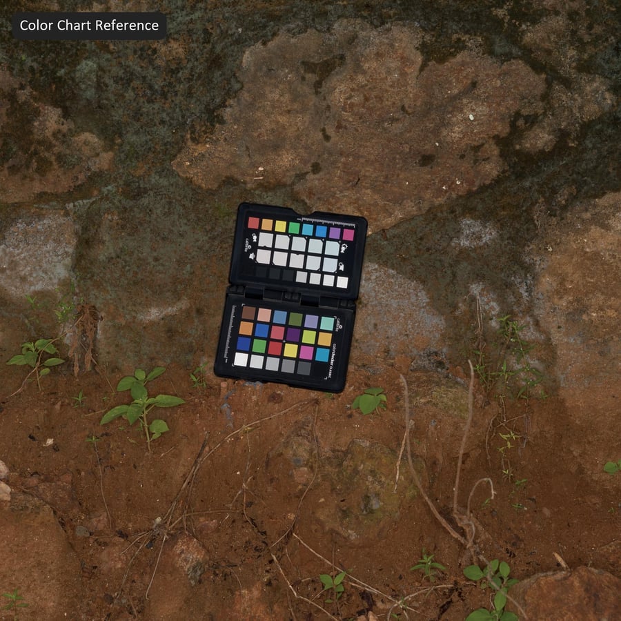 Texture Đá Vụn Rêu Phong